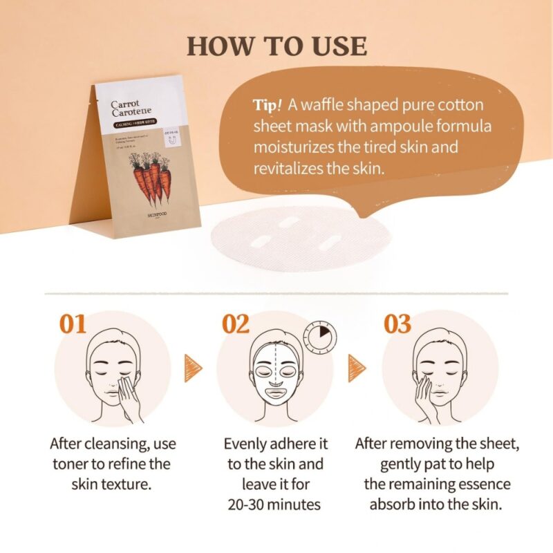 Skinfood Carrot Carotene Mask (4)