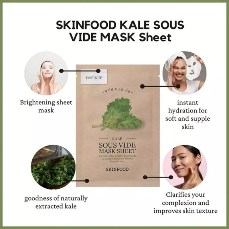Skinfood Sous Vide Mask Sheet (Kale) (3)