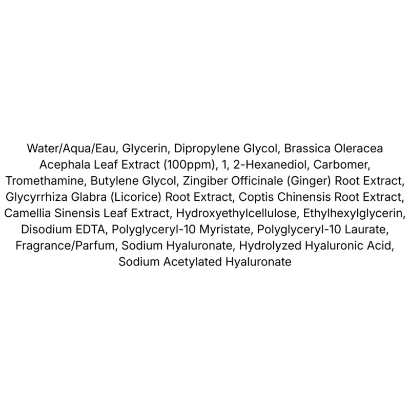Skinfood Sous Vide Mask Sheet (Kale) lista ingrediente