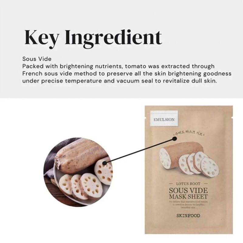 Skinfood Sous Vide Mask Sheet (Lotus Root) (4)