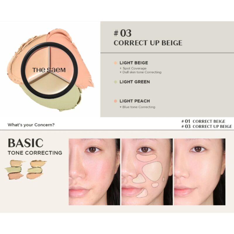 The Saem Cover Perfection Triple Pot Concealer (6)