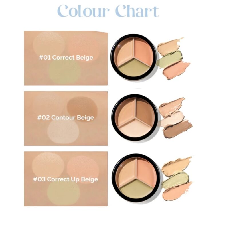 The Saem Cover Perfection Triple Pot Concealer (7)