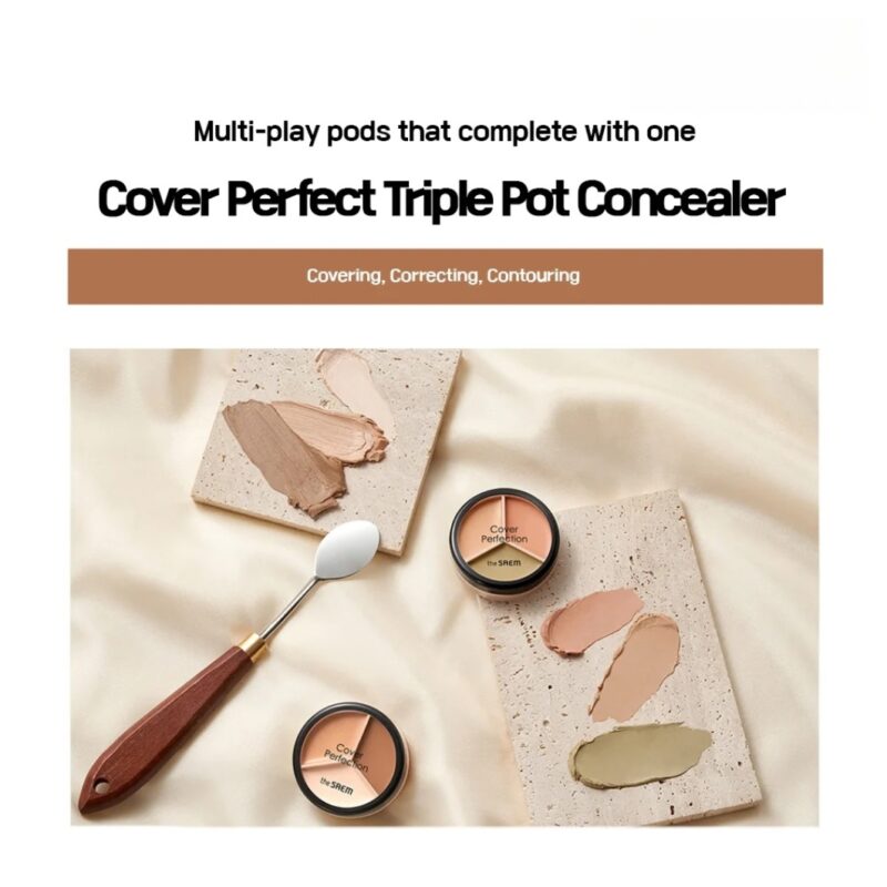 The Saem Cover Perfection Triple Pot Concealer (8)
