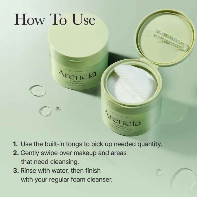 Arencia Pore Melt Cleansing Oil Pad (9)