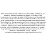 TirTir Niacinamide 20% Serum lista ingrediente